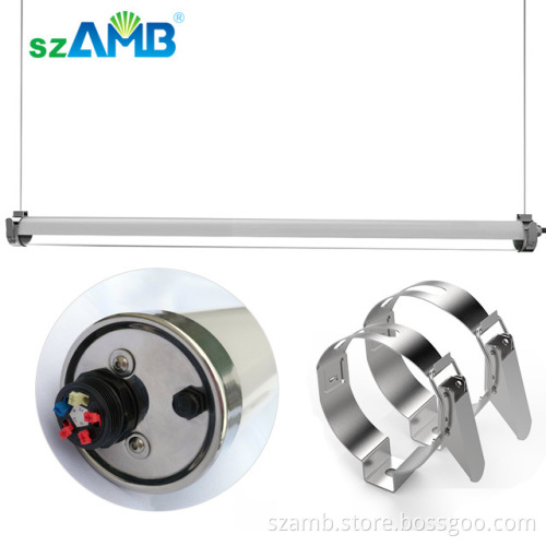IP69K Tri-proof LED light with motion sensor dimmable